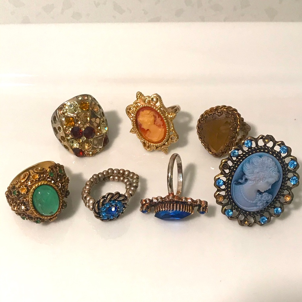 Antique styled costume jewelry!